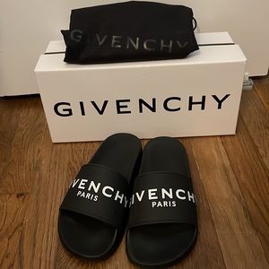 Authentic Givenchy Logo Slide Sandal - Size 6US / 36EU